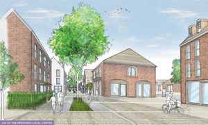 An artist's impression of the proposed 'local centre'