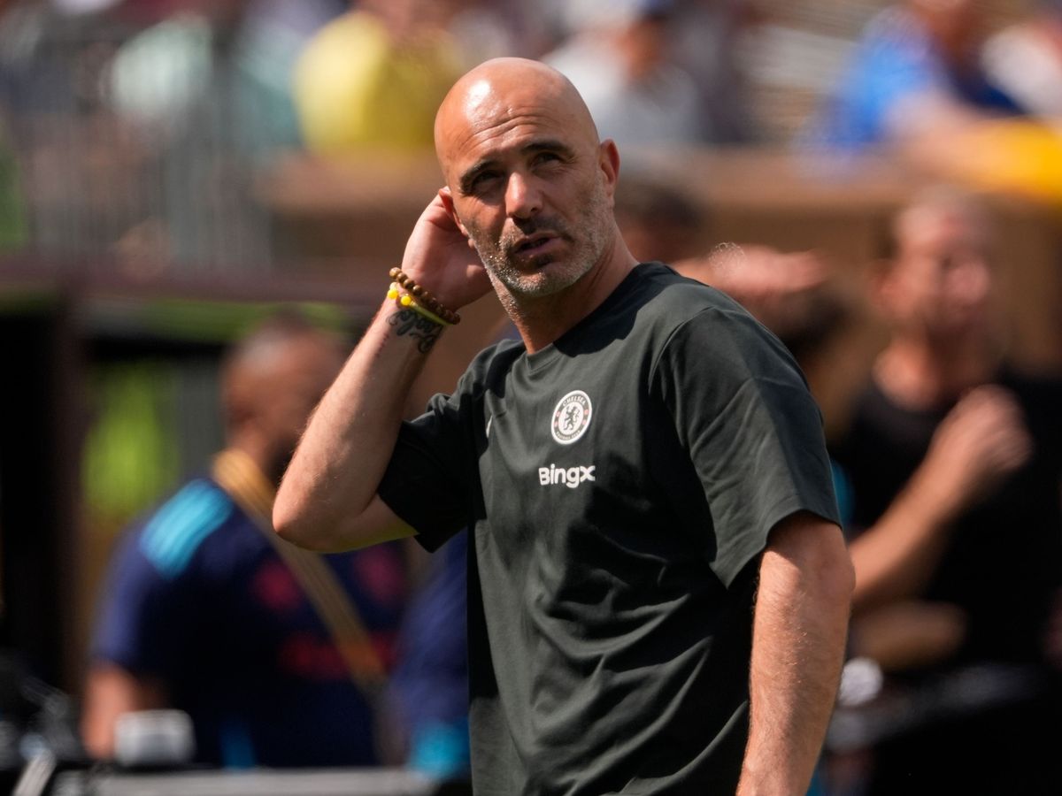 Chelsea boss Enzo Maresca refused to be drawn on Nicolas Jackson’s red card