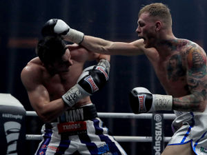 Supporting image for story: Baggies Bomber Tommy Langford defends middleweight title