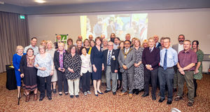 The Friends of Telford Town Park were joined by Telford Mayor Councillor Raj Mehta, and Shropshire's Lord Lieutenant Anna Turner, to celebrate the Queen's Award.