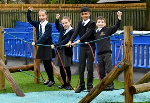 Ivy Belcher, Matilda Tohill, Reuben Jeremy and Joseph Kunnasserry. Photo: Tim Thursfield