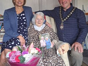 Supporting image for story: ‘Hard work, fresh air and a loving family’ the ingredients for a long life, 100-year-old Mid Wales woman says