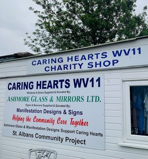 Caring Hearts charity shop in Ashmore Park