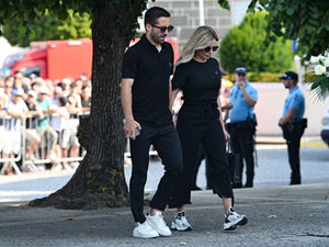 Supporting image for story: Former Wolves stars including Ruben Neves, Joao Moutinho and Rui Patricio pay respects at Diogo Jota funeral