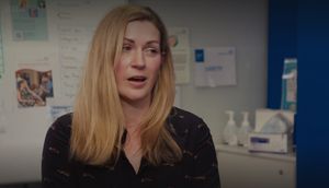 Ruth being interviewed for the One Show