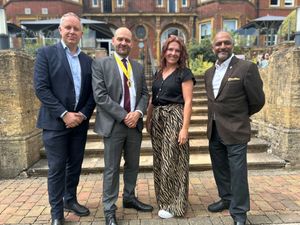 From left – Shaun Cremins, Gary Phelps, Kate Curry and Naeem Arif