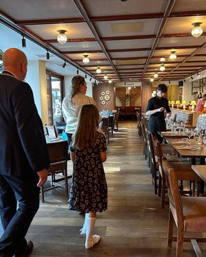 Mayoress Gabriella is given a tour of the new inn