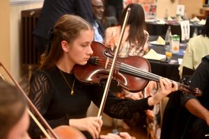 Music was provided by youngsters from Wolverhampton Music School