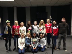Supporting image for story: Shropshire schoolgirls used as backing singers on Christmas single