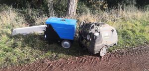 Suspected stolen machinery 