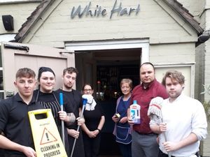 Supporting image for story: #backtobusiness: Flood-hit Ironbridge pub to re-open doors after clean-up
