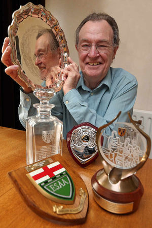 Derek Hayward was listed in the New Year's honours for service to sport and young people in Shropshire.