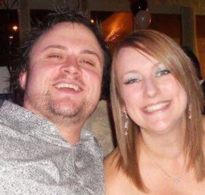 Marie with Chris, before she became ill