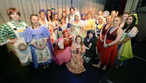 Darcy Grainger, Amelie Alderson and Holly Mills along with the rest of Cinderella which will be performed by Startime Variety at Netherton Arts Centre, Northfield Road, Dudley