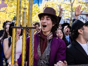 Supporting image for story: Timothee Chalamet makes surprise appearance at his own look-alike contest