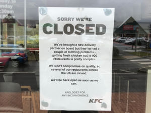 Supporting image for story: Five out of six Shropshire KFCs still shut due to delivery delays