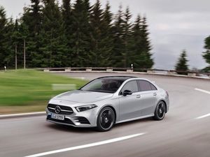 Supporting image for story: European-spec Mercedes A-Class saloon revealed