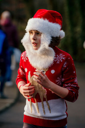 There was festive fun at the Telford Parkrun