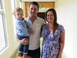 Supporting image for story: Thankful couple donate £2,000 to Shrewsbury-based fertility centre