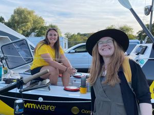 Supporting image for story: Wedding shop backs Lara's Atlantic challenge