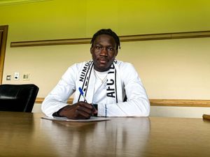 New AFC Telford United forward recruit Manny Ilesanmi has checked in after leaving Derby County.