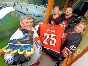 Supporting image for story: Watch: Shropshire hockey players look to be in line for world record 