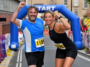 Mark Amesbury and Beckie Peake.