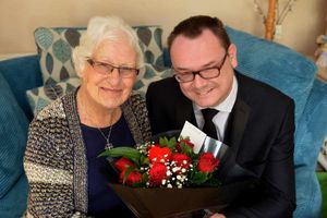 Flowers for Jean Griffin, 86, from Shrewsbury