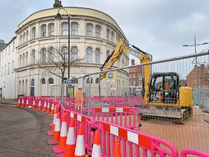 Supporting image for story: Route to Wolverhampton bus station blocked by latest Midland Metro work