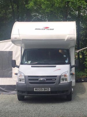 Dave Hughes' motorhome has been stolen from Allcarz garage in Oswestry.