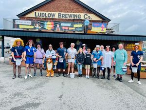 Supporting image for story: Return of the Ludlow Bed Push helps raise more than £3,500 for hospital 
