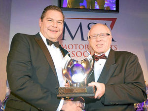 Supporting image for story: Shropshire racing marshal Andy Holley receives top honour
