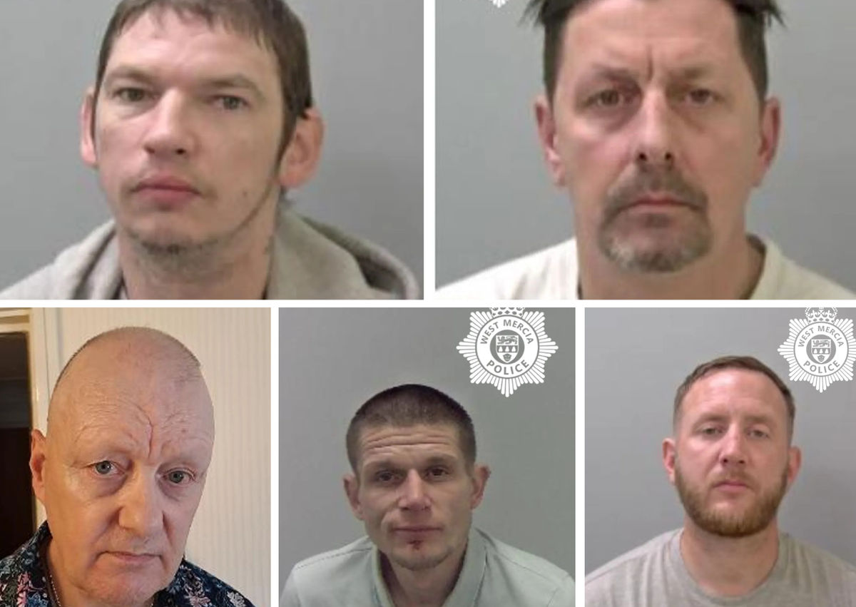 10 of Shropshires worst criminals jailed in October - including perverts, drug dealers and a violent abuser