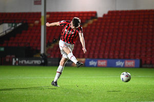 Stan Straw, who has featured in all three EFL Trophy games along with McLloyd Oben, scored in the shoot-out.