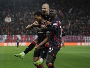 Supporting image for story: Cyriel Dessers puts misses behind him to earn Rangers a point against Olympiacos