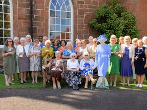 Supporting image for story: Sun shines on WI members' centenary celebrations