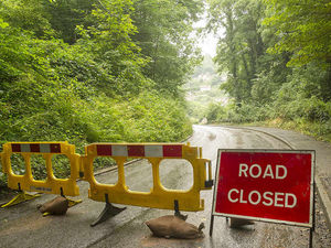 Supporting image for story: Subsidence closes Broseley road