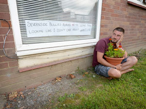 Supporting image for story: Shrewsbury gardener blooming fed up after being ordered to remove pots