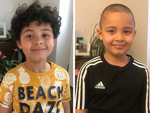 Supporting image for story: Shrewsbury youngster, 6, braves the shave for Covid-19 front line workers