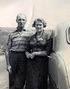 Hilda in the early 1950s with husband Frank