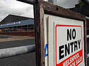 Supporting image for story: Livestock market gates locked