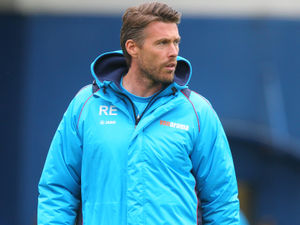 Supporting image for story: AFC Telford boss Rob Edwards: Having Joleon Lescott and Sylvan Ebanks-Blake at training is very beneficial