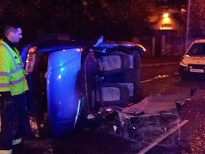 Supporting image for story: Couple hurt as car crashes on Stourbridge ring road