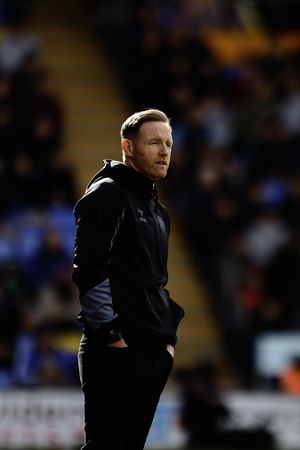 Gavin Cowan during the game between Shrewsbury Town and Walsall