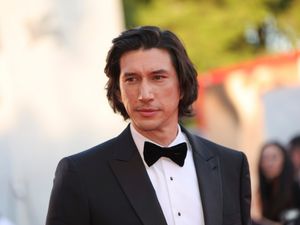 Supporting image for story: Adam Driver, Greta Gerwig and Hillary Clinton attend Venice Film Festival opening