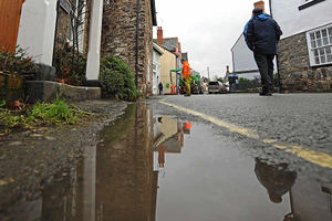 Supporting image for story: Pledge to residents of flood-hit village