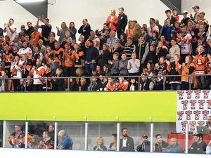 Supporting image for story: Danny Rose: 'Massive buzz' playing in front of Telford Tigers fans