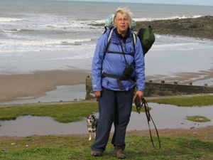 Supporting image for story: Rescue dog Sadie saw author Jane through bad times