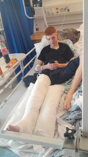 Stephen Pritchard was seriously injured after the collision