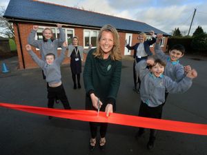 Supporting image for story: TV auctioneer officially opens new classrooms at Shropshire school